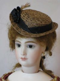 CL9  RESIN DOLL HAT FORM MOLD for  6 1/2 TO 7 1/2 HEAD BLEUETTE SIZE 